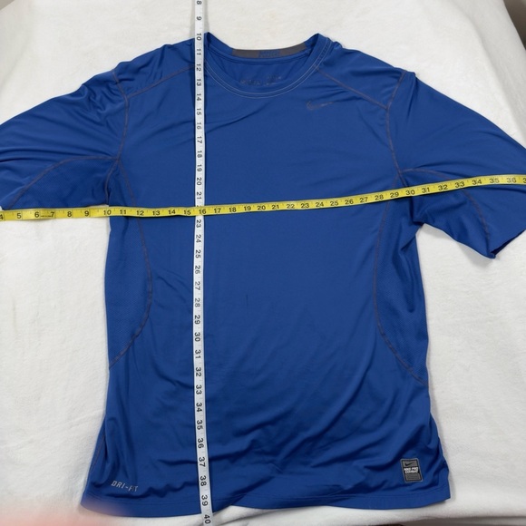 Nike Dri-Fit Blue Performance Shirt | Size XL | Modified Sleeves - Picture 5 of 5